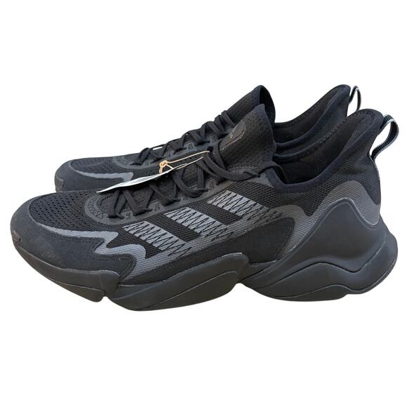 adidas Men’s SM Impact FLX All Black Football Training Performance Shoes 15 NEW main image 7